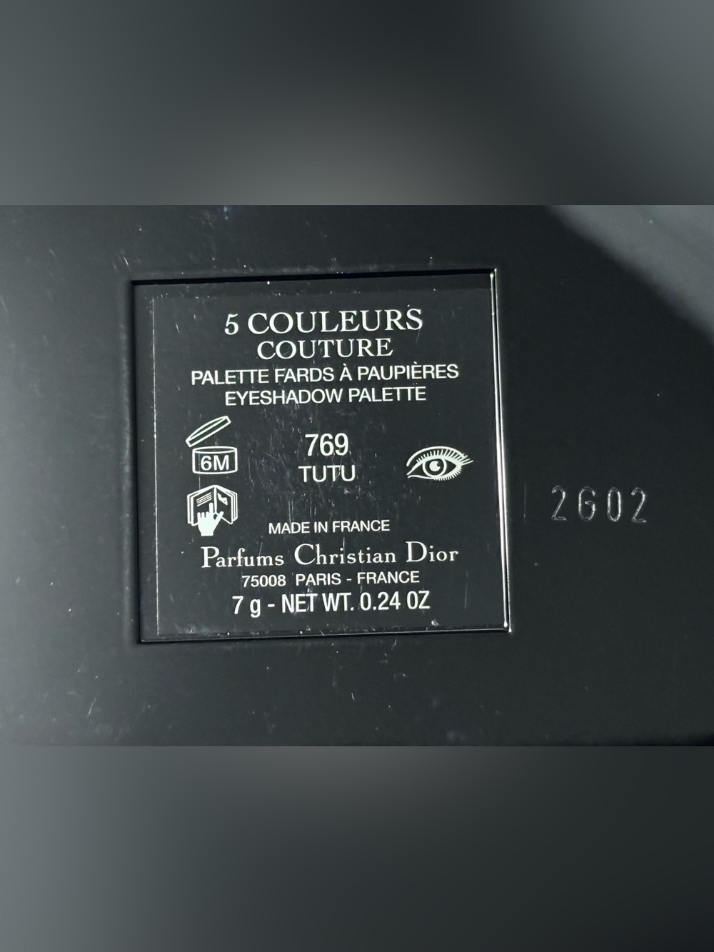 Dior 769 Tutu - 5 color eyeshadow palette - Picture 3 of 3